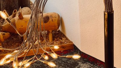 Besondere Lampe im Waltershof