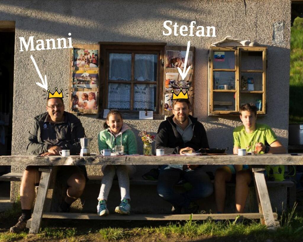 Stefan und Manni auf der Alm