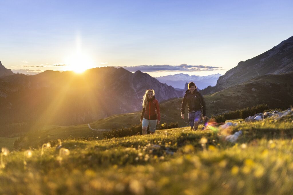 Wandern Sonnenaufgang