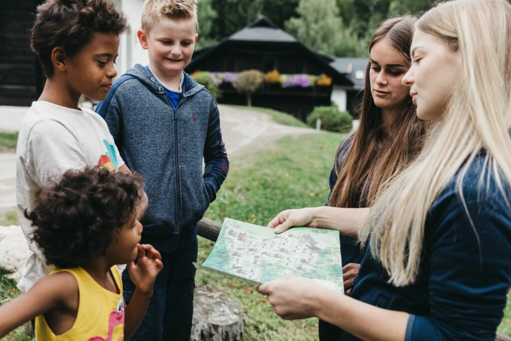 Dorf Schönleitn Kinder