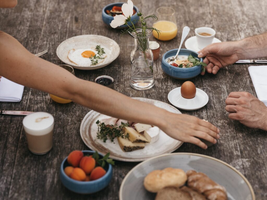 Dorf SCHÖNLEITN Frühstück