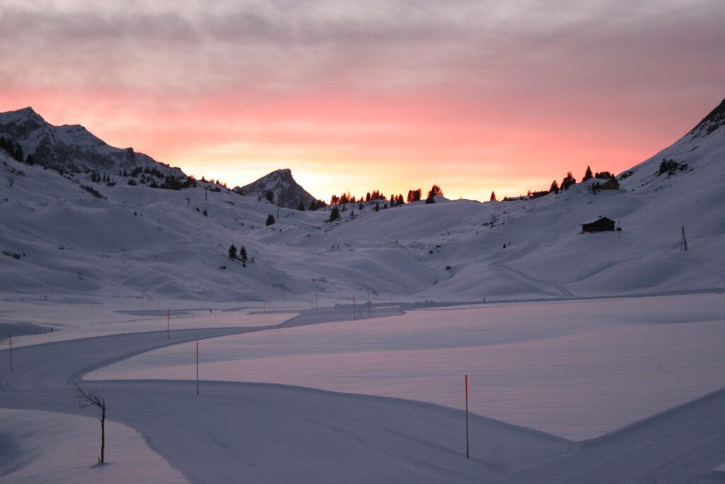 Jägeralpe Sonnenuntergang