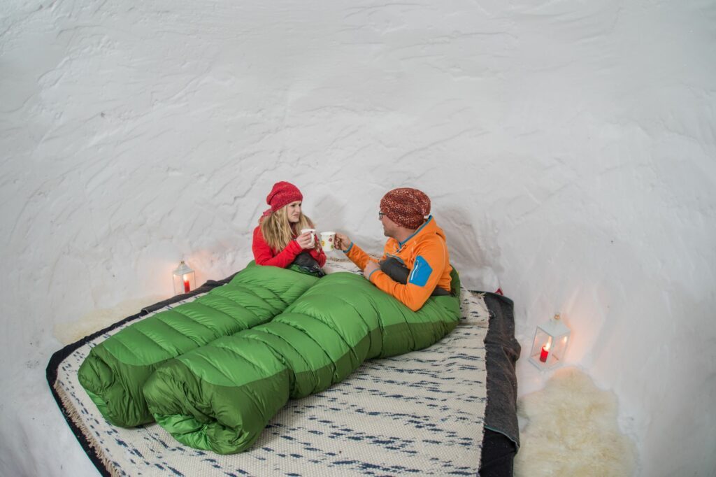 Drumlerhof Übernachtung im Iglu