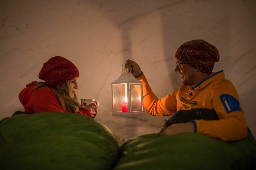 Drumlerhof Übernachtung im Iglu