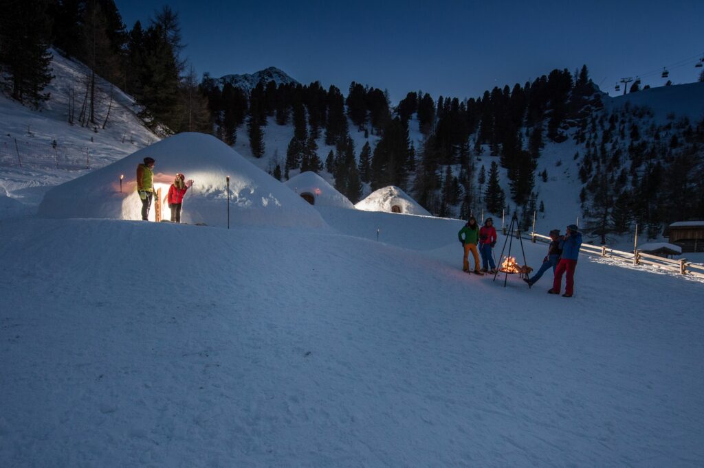 Drumlerhof Übernachtung im Iglu