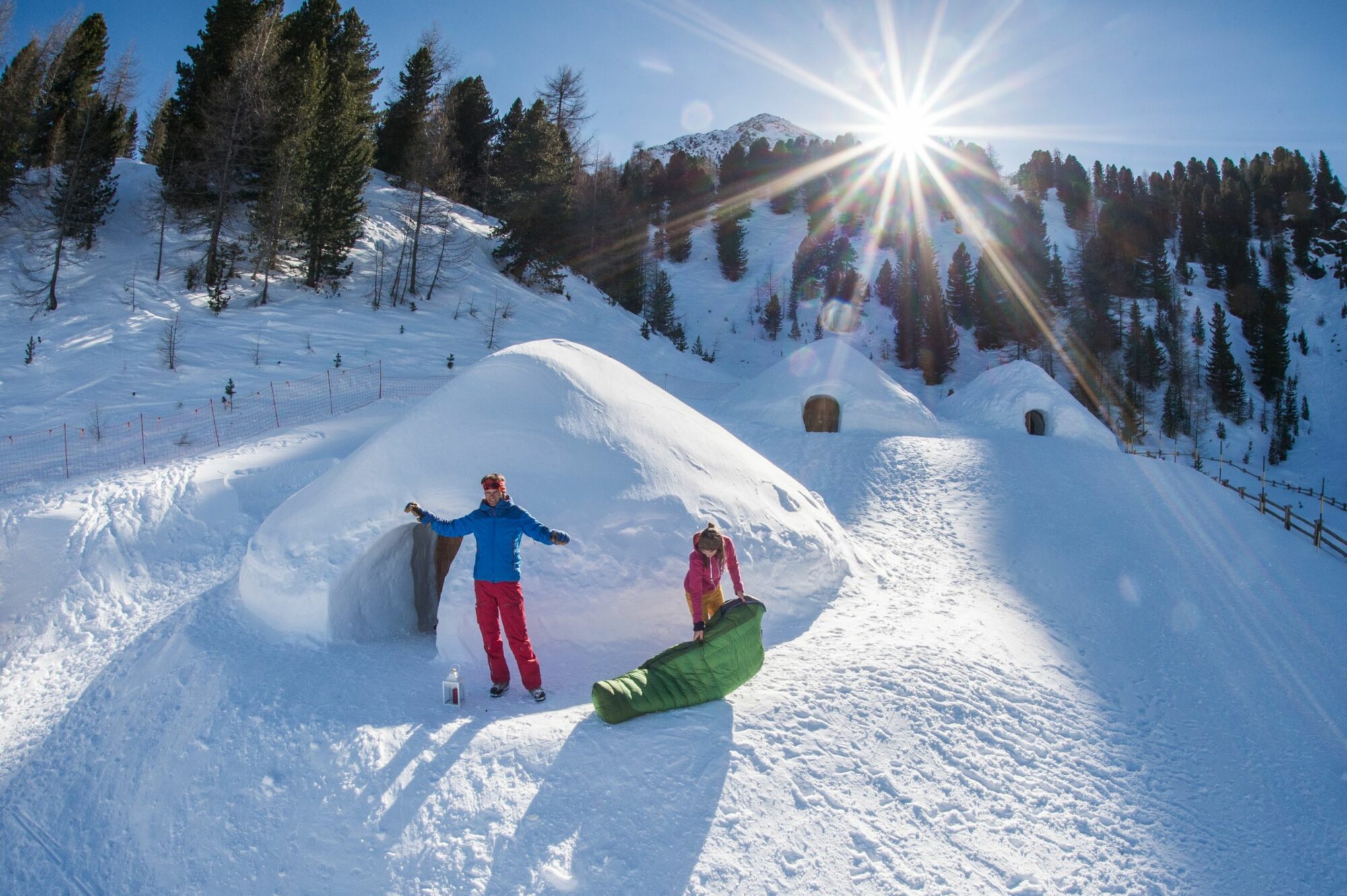 Iglu-Übernachtung im Ahrntal in Südtirol