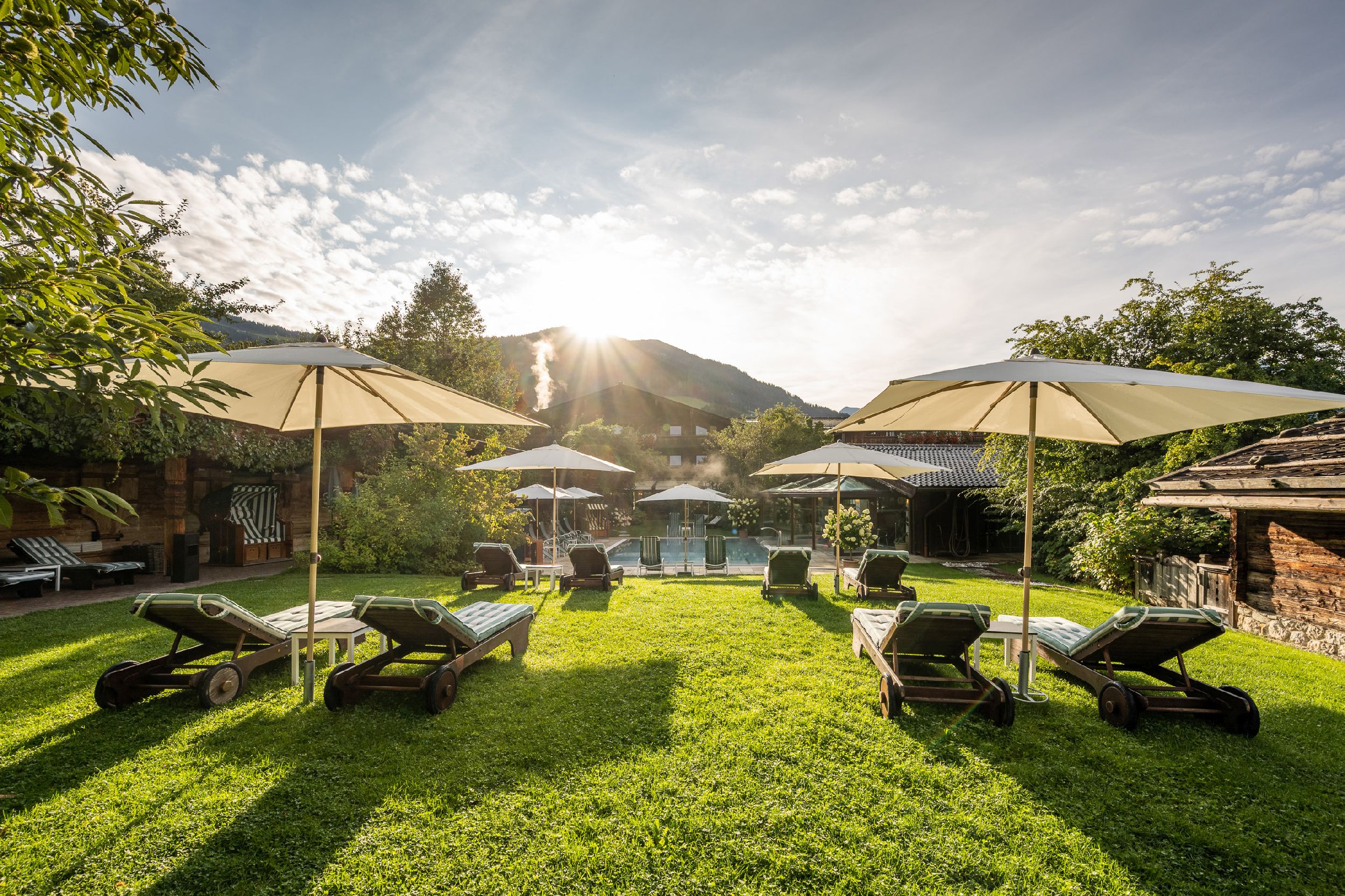 Der Garten vom Hotel Böglerhof