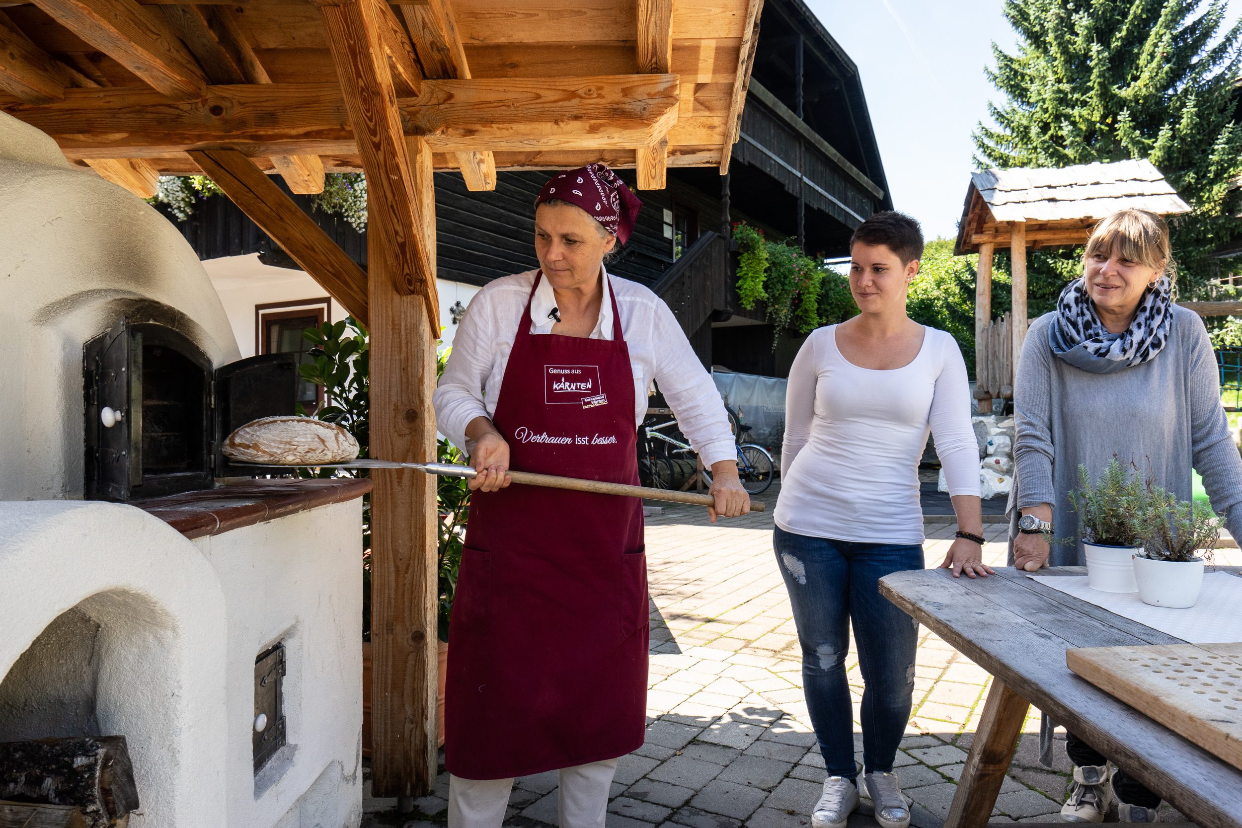 Brotbacken im Naturel Hoteldorf SCHÖNLEITN