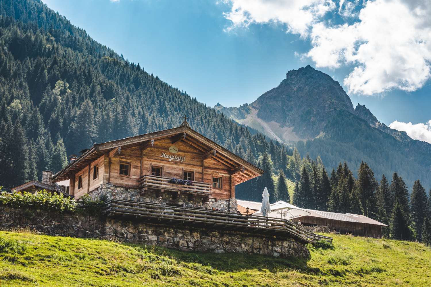 Schaukäserei Kasplatzl im Sommer