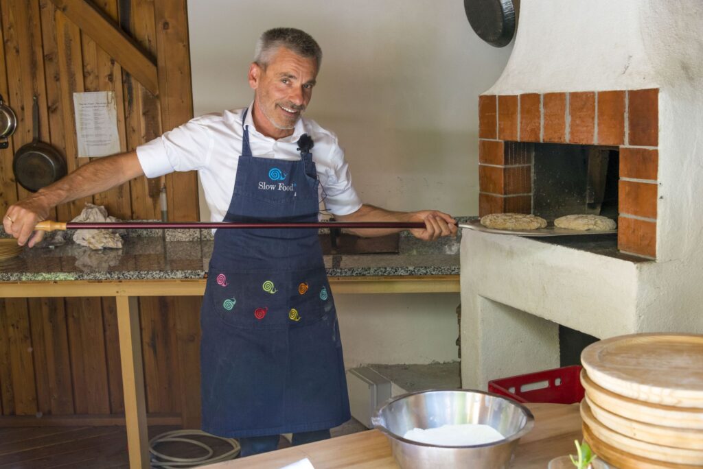 Brotbacken im Drumlerhof