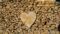 Holz Herz mitten in einem Holzhaufen(c) Lumberger Hof