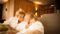 Eine Mama und zwei Kinder im Bademantel im Wellness Bereich - Hotel Elisabeth(c) Hotel Elisabeth GmbH Fabian Helmich