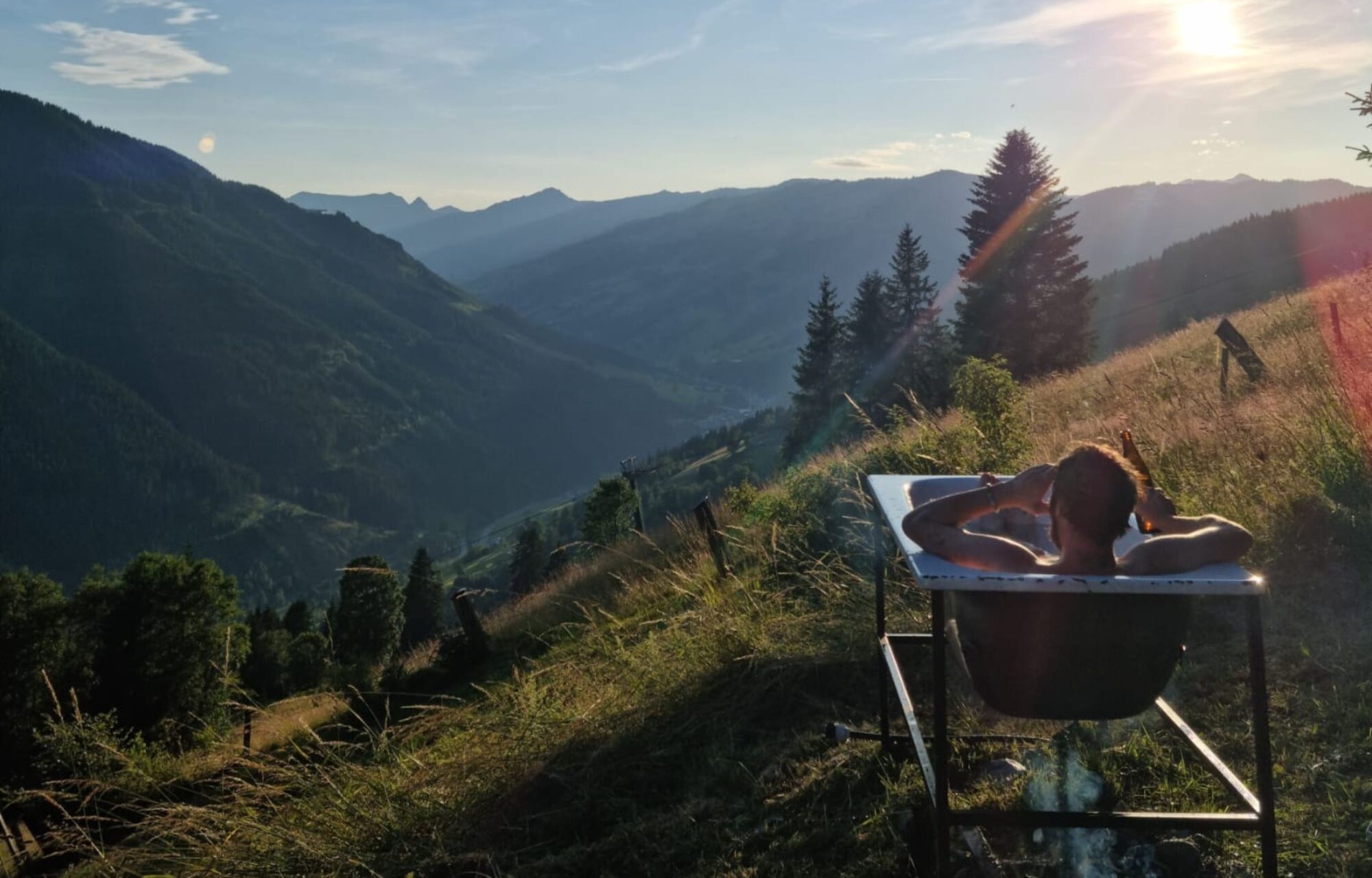 Als Leif eine Hütte in Vorderglemm bekam