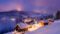 Stimmungvolle Lichter in dämmriger Schneelandschaft am Katschberger Adventweg(c) Michael-Stabentheiner - Kärnten Werbung