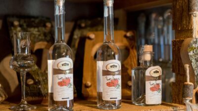 Im Erlebnishotel Gassenhof in Südtirol wird hervorragender Schnaps angesetzt.© Carolin Thiersch - Preisgekrönte Destillate