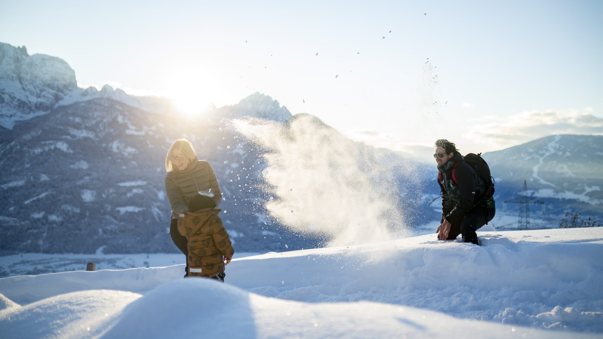 Die Wanderhotels ermöglichen Winterwandern an den schönsten Plätzen der Alpen.