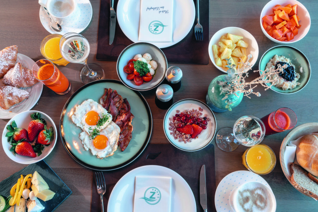 Frühstück im Wanderhotel ZillergrundRock