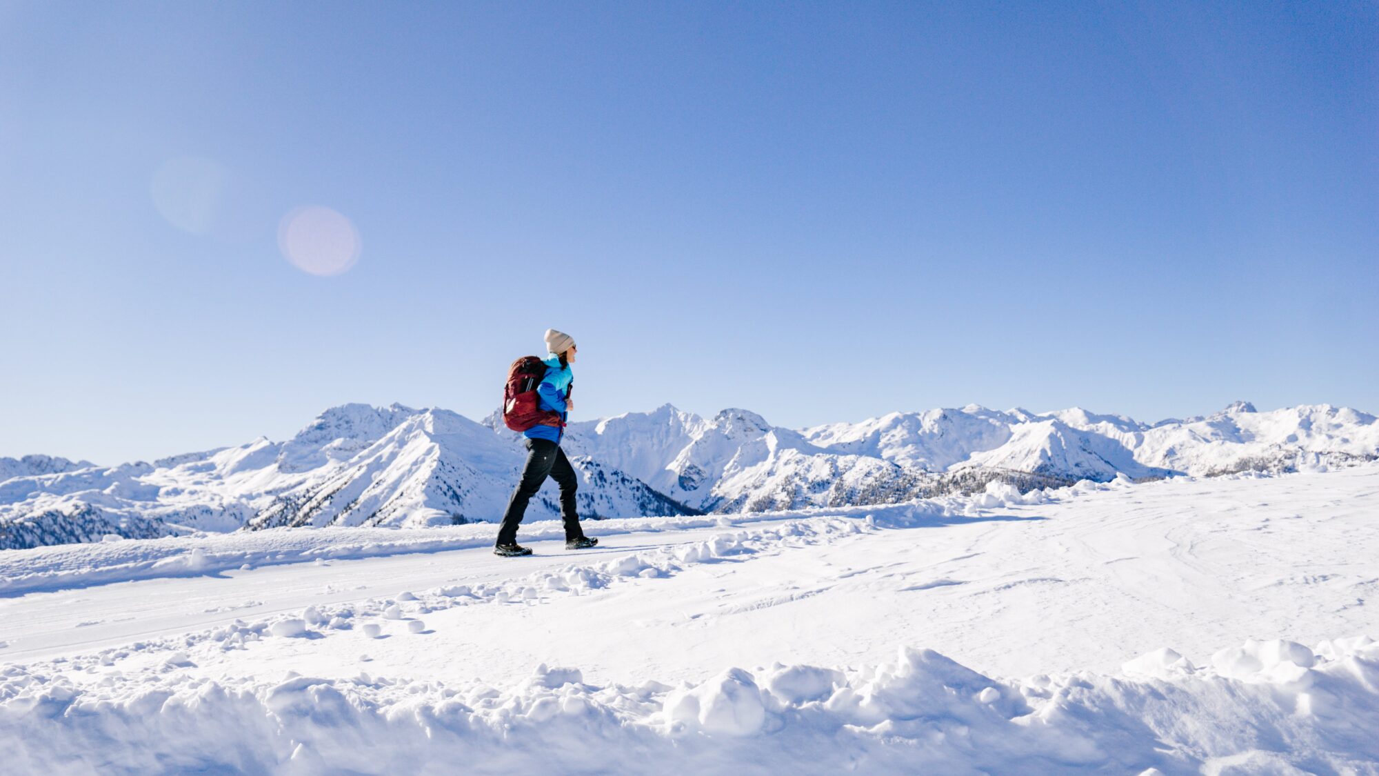 Auch im Winter gibt es in den besten alpinen Wanderhotels zu entdecken.