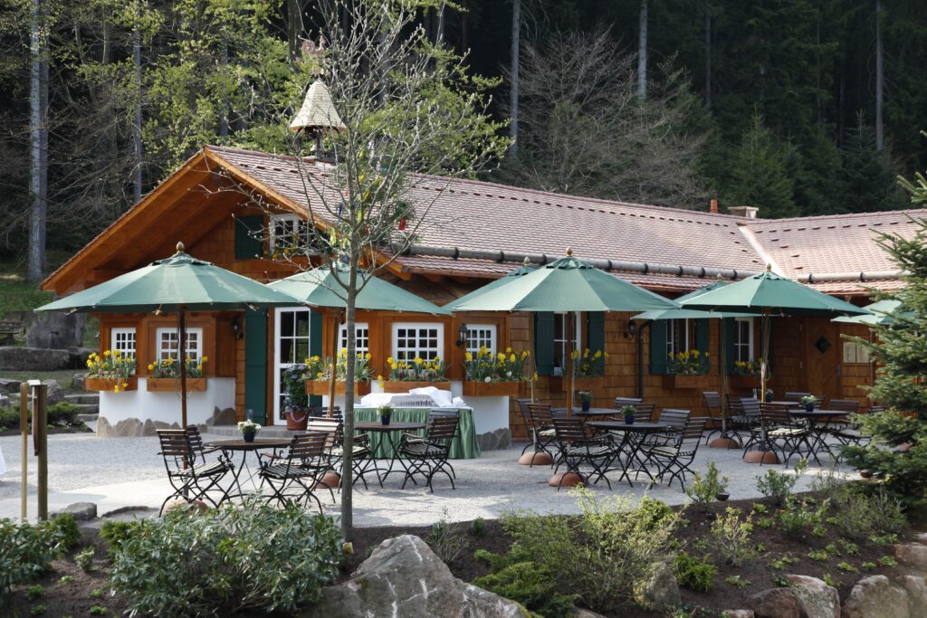 Wandern mit dem Wanderhotel Rosengarten in Baiersbronn - Satteleihütte von Außen
