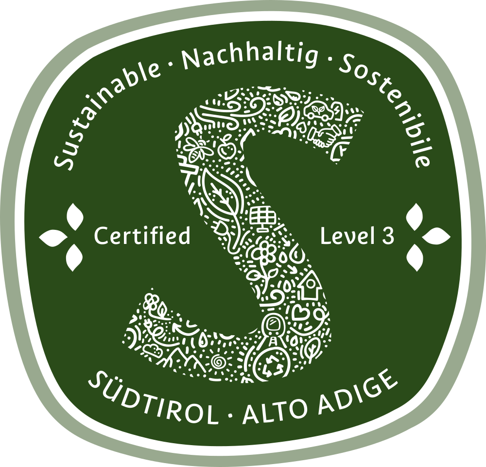 Sustainable Level 3 - nachhaltiges Hotel in Südtirol.