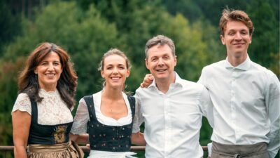 Das Wanderhotel Tauber's Bio Vitalhotel feiert 30 Jahr Jubiläum.Familie Tauber