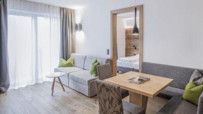 Ein Ort zum Wohlfühlen: das Wanderhotel Wieser nahe Sterzing.© Fabian Schaiter