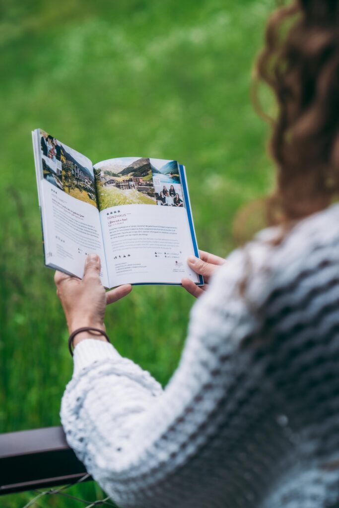 Im Katalog der Wanderhotels sind die Hotels zum Wandern aus Südtirol, Österreich und Deutschland abgebildet.
