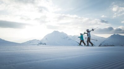 Ein Skiurlaub in Ratschings beim Wanderhotel Jaufentalerhof ist Freud für die ganze Familie.© Wanderhotel Jaufentalerhof