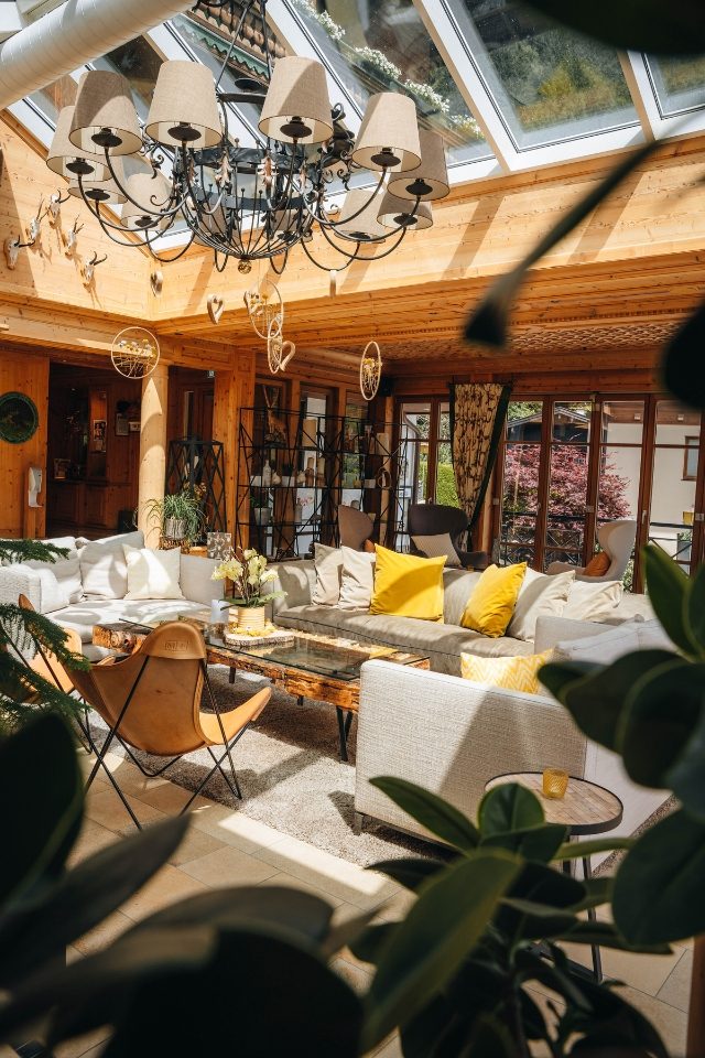 Wohnzimmer vom Wanderhotel Gassner in Neukirchen