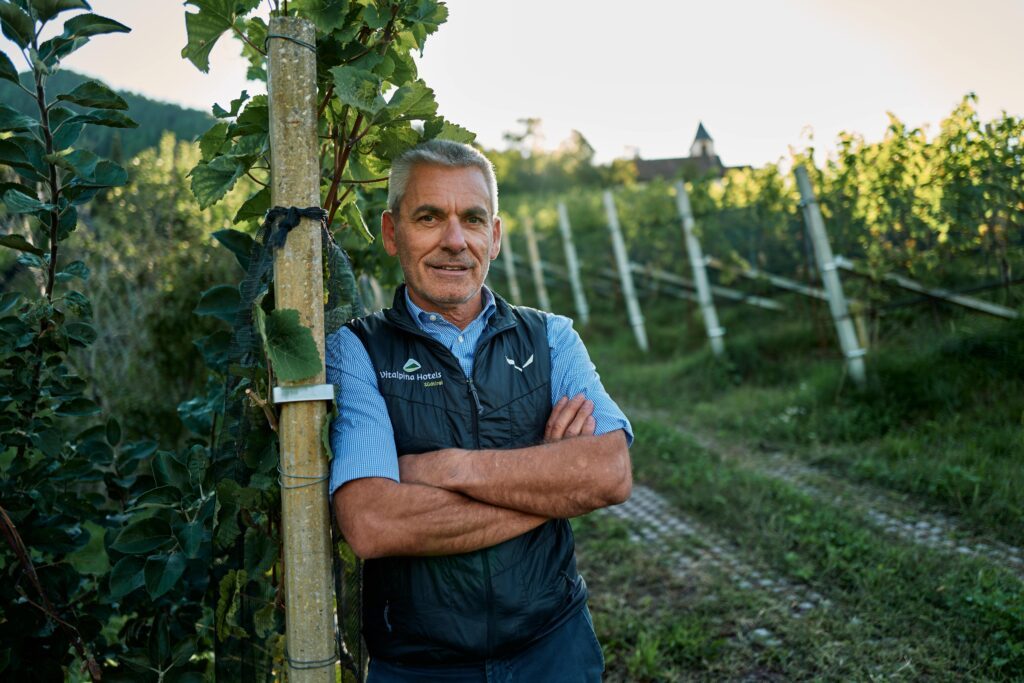Stefan Fauster ist Gastgeber im Wanderhol Drumlerhof beim Wanderurlaub in Südtirol