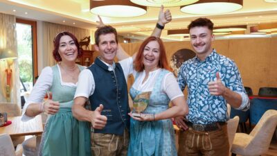 Familie Kirchner vom familiengeführten Wanderhotel Kirchner in BrambergFamilie Kirchner