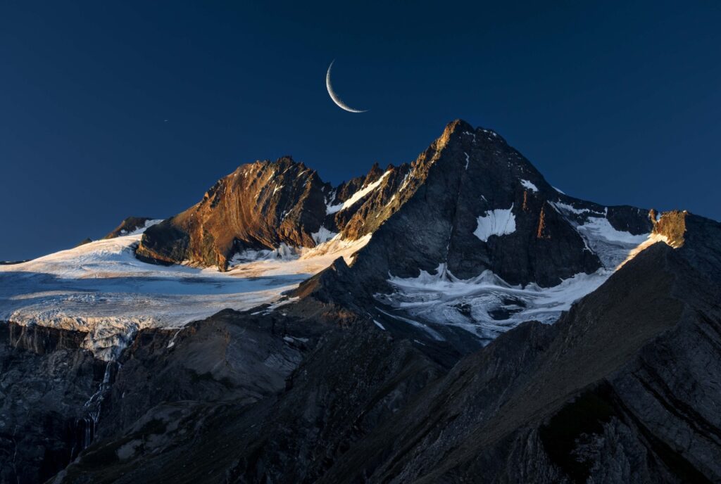 Gletscher am Großglockner. Wanderurlaub Osttirol