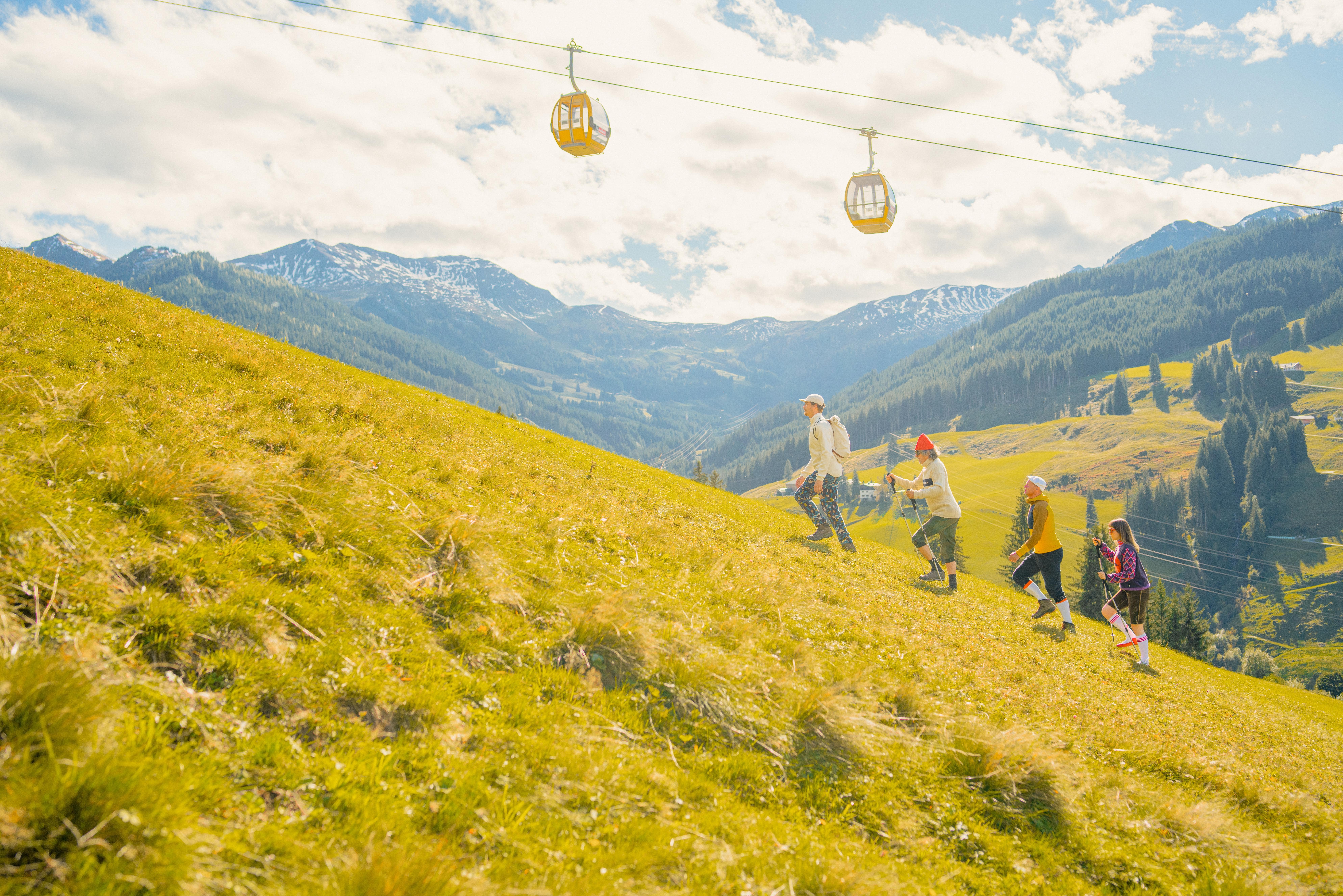 Wandern in den Alpen à la Glemmtalerhofingers