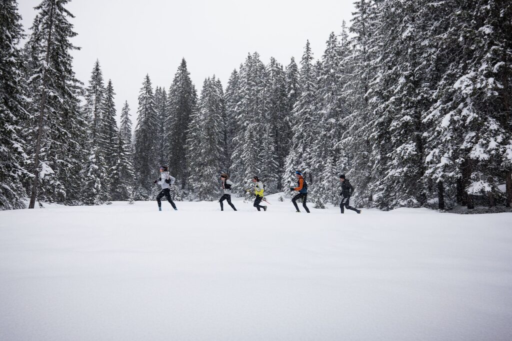 Laufen im Winter? Rund um das Wanderhotel Leutascherhof ergeben sich gute Möglichkeiten.