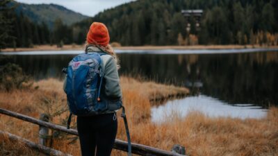 Blick über den Prebersee im Herbst. Wandern im Salzburger Land mit Wanderhotel Steffner-Wallner© Cam Poetry