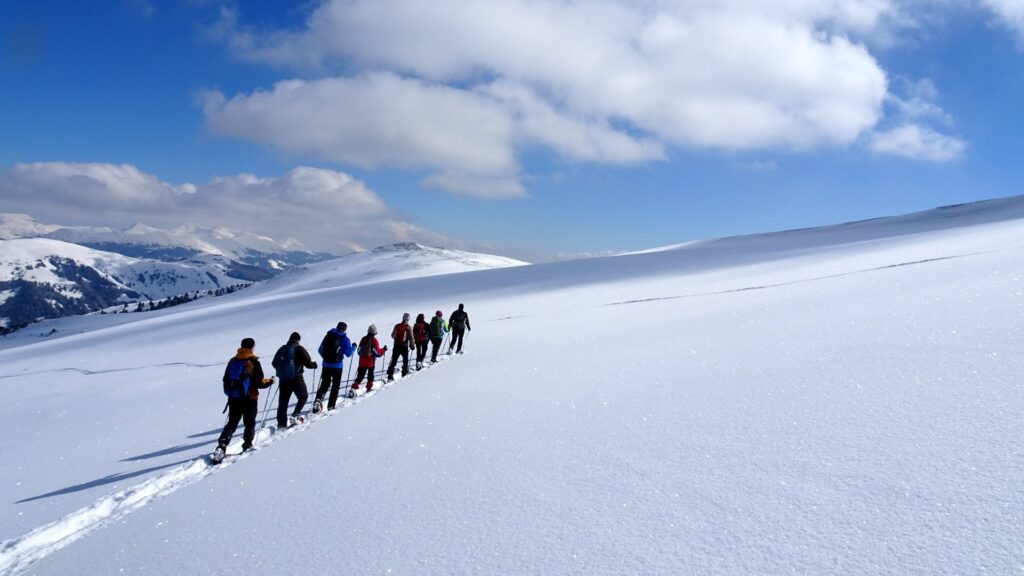 Geführte Schneeschuhwanderung vom Wanderhotel Kirchner am Wildkogel in Salzburg